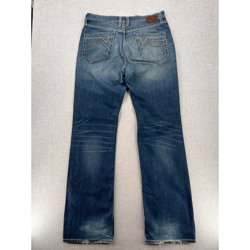 BKE Tyler Straight Leg Jeans Men 36XXL 37x37 Blue Medium Wash Denim Americana - Picture 2 of 14